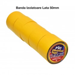 Banda Izolatoare Galbena din Pvc 50mm x 15m 5Buc/Set Banda Izolatoare Galbena din Pvc 50mm x 15m 5Buc/Set