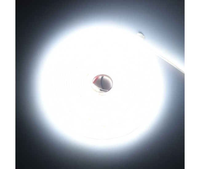 Banda Led Cob 560D/m - Lumina 2 in 1 Alb 2700K-6500K - 24V/2 Fire - 8mm - 10W/m -  RA 90, Protectie IP20 - Rola/5m