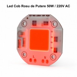 Pastila Led Cob 50W cu Lumina Rosie, 220V AC  / XSY-5454 Pastila Led Cob 50W cu Lumina Rosie, 220V AC  / XSY-5454
