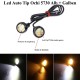 Led Auto 23mm - 12V, 5730 Alb + Galben, 2 Buc/Set