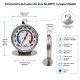 Termometru de Cuptor din Inox 50-300°C cu Suport DALBI XTJ-11