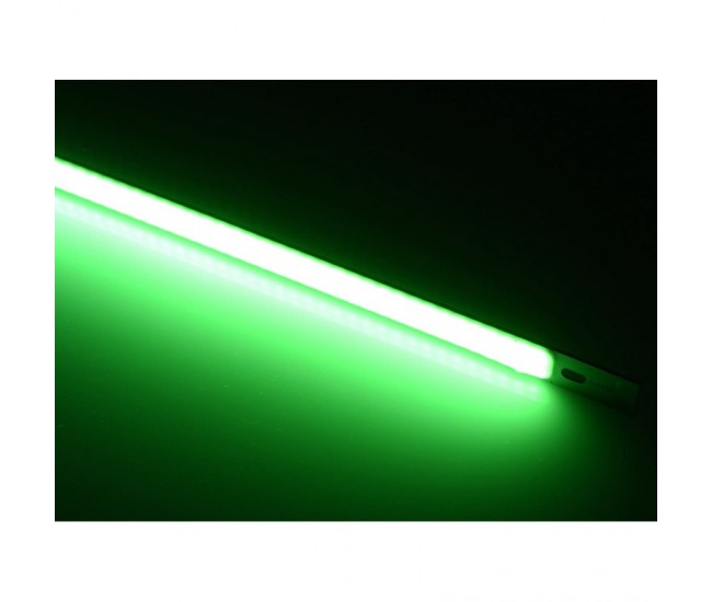 Bara Led Cob 200x10mm Verde