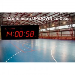 Cronometru cu Ceas JH-130 / Led Rosu si Telecomanda Cronometru cu Ceas JH-130 / Led Rosu si Telecomanda