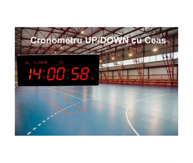 Cronometru cu Ceas JH-130 / Led Rosu si Telecomanda