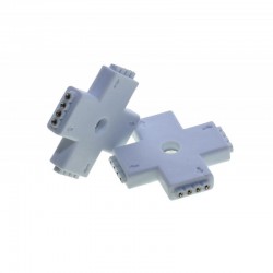Conector Cruce de Banda Led RGB Conector Cruce de Banda Led RGB