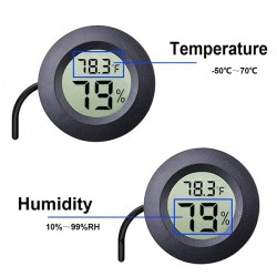 Termometru - Higrometru Digital HT-3 Incastrabil cu Sonda si Afisaj LCD