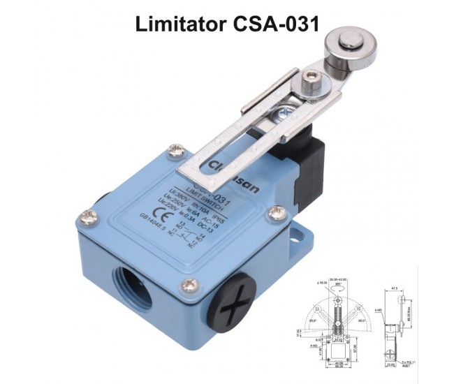 Limitator de Cursa cu Rola Balansata CSA-031