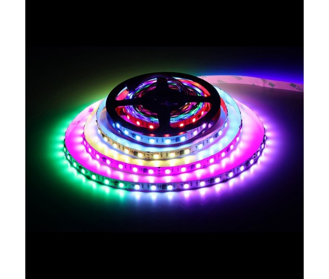 Banda Led WS2812 Digital Pixel 5050 RGB 60D-5V/IP20