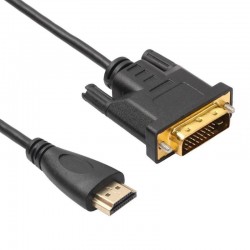 Cablu Video HDMI la DVI D 24+1/3m Cablu Video HDMI la DVI D 24+1/3m