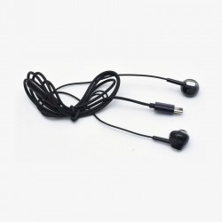 Casti USB-C cu Microfon, Fara Dopuri, Negre CY-C20
