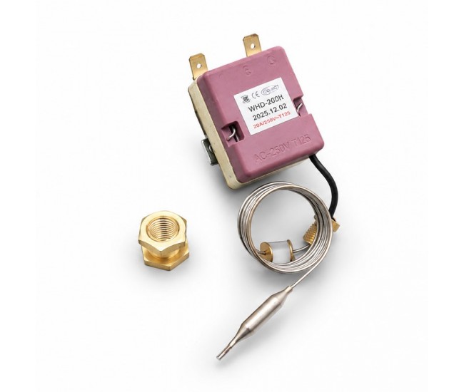 Termostat de Siguranta 240C cu Capilar 250V 16A WHD-240EM
