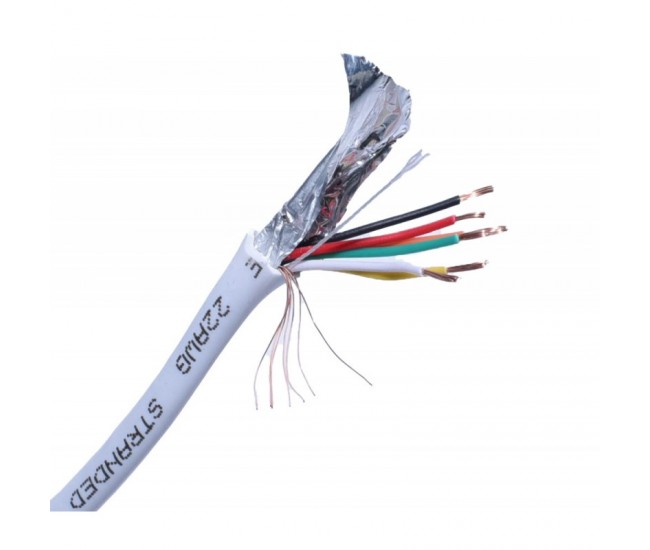 Cablu de Alarma 8x0,22mm/Rola 100m