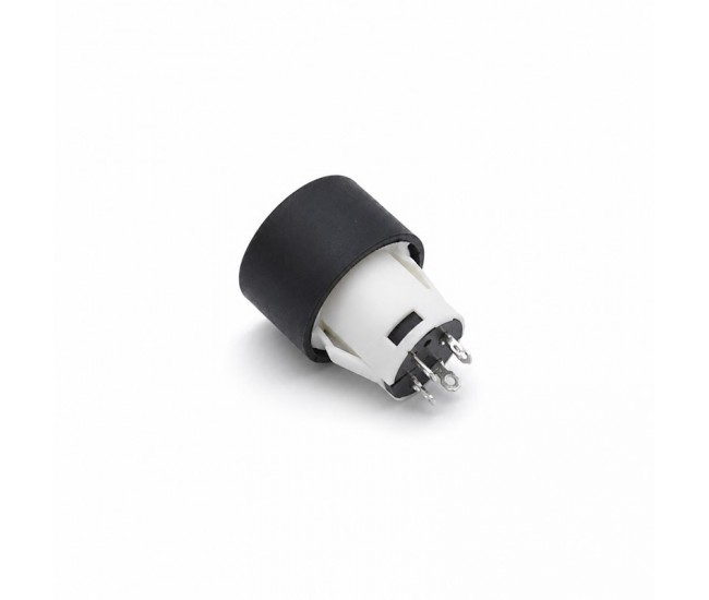 Intrerupator Push Iluminat Albastru 4 Contacte 12,5mm cu Membrana Cauciuc DALBI