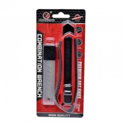 Cutter Profesional Ergonomic cu lama Neagra 18mm si Rezerva Cutter Profesional Ergonomic cu lama Neagra 18mm si Rezerva