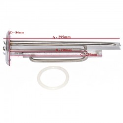 Rezistenta Boiler cu Anod si Garnitura 1500W Rezistenta Boiler cu Anod si Garnitura 1500W