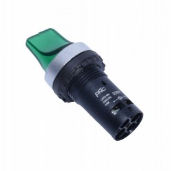 Intrerupator cu Maneta 22mm Verde EB2-10D Intrerupator cu Maneta 22mm Verde EB2-10D
