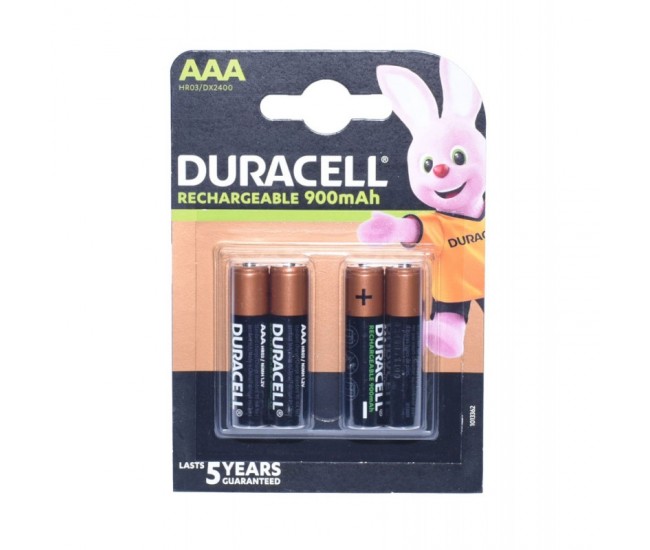 Acumulatori Duracell R3 AAA NI-MH 900mAH, 4buc/set