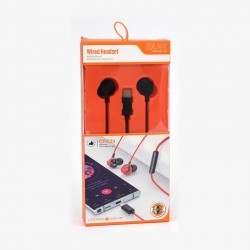 Casti USB-C cu Microfon, In-Ear, Negre CY-C24