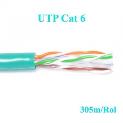 Cablu UTP Cat 6 Cupru Integral 8 Fire Ted, 305m/Rol Cablu UTP Cat 6 Cupru Integral 8 Fire Ted, 305m/Rol