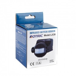 Senzor de Miscare 180˚ cu Infrarosu Rotric-LX39 Senzor de Miscare 180˚ cu Infrarosu Rotric-LX39