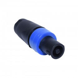 Mufa Difuzor Speakon Tata, NL4FC, Albastra Mufa Difuzor Speakon Tata, NL4FC, Albastra