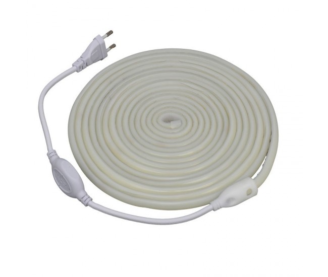 Banda Led Cob Alb-Rece 6500K Neon Flex - 288led/m - IP65 / 220V - 10W/ml / Rola 5ml