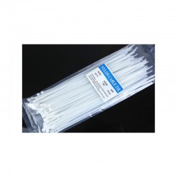 Colier de plastic, brida alba 3,6x250mm 100b/set Colier de plastic, brida alba 3,6x250mm 100b/set