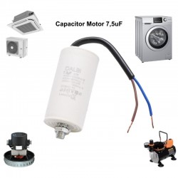 Condensator Motor cu Surub si Fire - 7,5uf/450V Condensator Motor cu Surub si Fire - 7,5uf/450V
