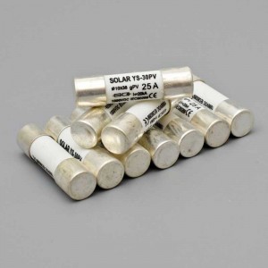 Siguranta Fuzibila Fotovoltaica 25A / 1000V DC - Ø10x38mm - 10Buc/Set