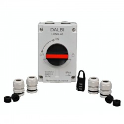 Intrerupator Sistem Solar Fotovoltaic DC 1200V / 32A - Conectori 4 x M20