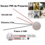 Senzor Pir 12-24V DC cu 4 Fire 25x20mm