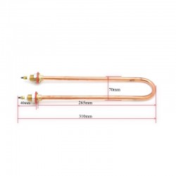 Rezistenta Tip U din Cupru 2000W Rezistenta Tip U din Cupru 2000W