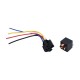 Releu Auto 12V 80A cu 5 Pini, Soclu si Fire de 16 cm