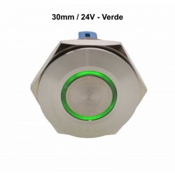 Push Buton 30mm/24V Led Verde Push Buton 30mm/24V Led Verde