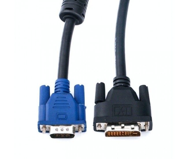 Cablu Video DVI 24+5 la VGA/1,5m