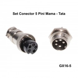 Set Conector Tip Aviator 5 Pini Set Conector Tip Aviator 5 Pini