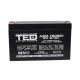 Acumulator Plumb - Acid 6V-9,1A TED