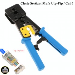 Cleste Profesional Sertizat Mufa Utp-Ftp / Cat 6 Cleste Profesional Sertizat Mufa Utp-Ftp / Cat 6