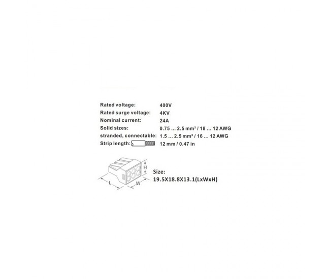 Conector Doza Rapid 6 Fire, PCT-106