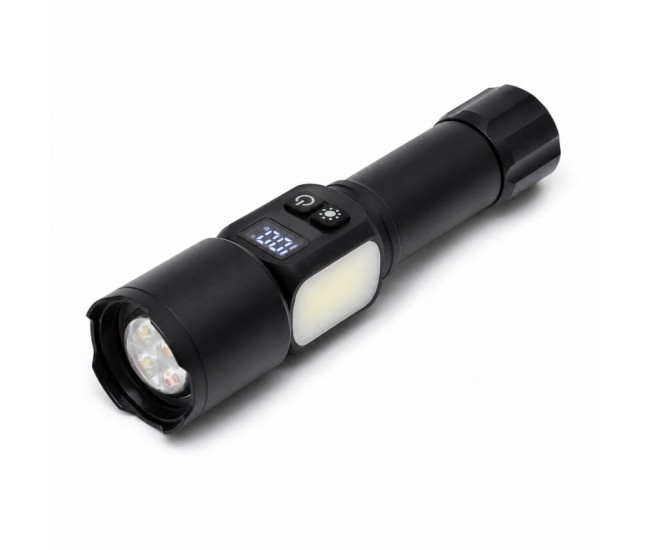 Lanterna LED Reincarcabila 4 LED-uri 6000mAh cu Powerbank, Magnet si Zoom DALBI