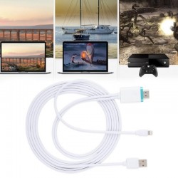 Convertor KIT Cablu MHL iPhone HDTV Video 1920x1080, 30p Convertor KIT Cablu MHL iPhone HDTV Video 1920x1080, 30p