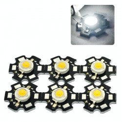 Led SMD 3W cu Radiator, Lumina Alb-Rece 6500K Led SMD 3W cu Radiator, Lumina Alb-Rece 6500K