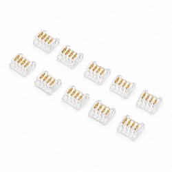 Conector pentru Imbinare Banda LED SMD 8mm 4 Pini Strip to Strip Set 10 Buc DALBI YCB4P-8