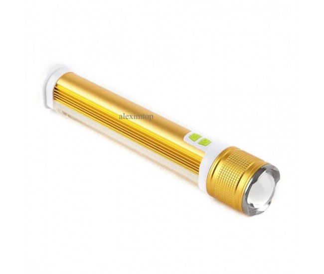 Lanterna de Mana, 1led XLT6 + COB Led Alb-Rosu