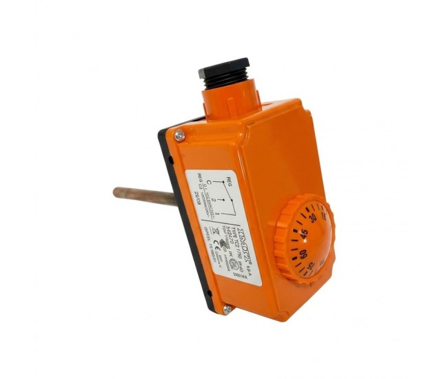 Termostat de Imersie Reglabil 0-90°C cu Sondă pentru Boiler 16A 250V – IMIT TC2 1750