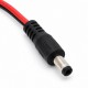 Cablu cu Clesti Crocodil si Mufa DC Tata 5,5x2,1mm, 30cm