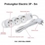 Prelungitor Electric 3 Prize si Protectie Copii, Cablu 3x1mm / 5m