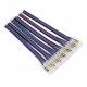 Conector Banda LED COB RGB 10mm 4 Pini cu Cablu 10cm Set 10 Buc DALBI