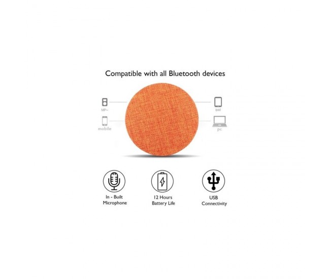 Boxa cu Bluetooth A2DP & Card Micro SD & AUX IN & FM Microfon, Rotunda 3W