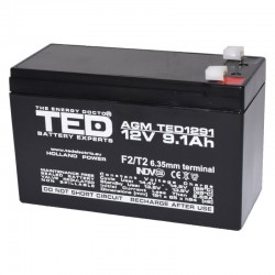 Acumulator Plumb-Acid 12V-9,1A TED Acumulator Plumb-Acid 12V-9,1A TED